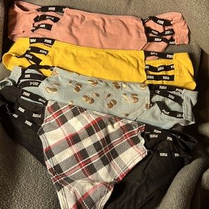4 pack PINK cheeky panties all size M